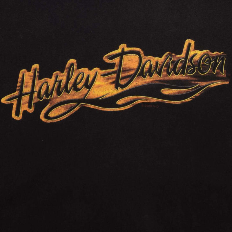 Vintage Harley Davidson Greeley Colorado Long Sleeve Tee Shirt 2009 Size XL Made In USA