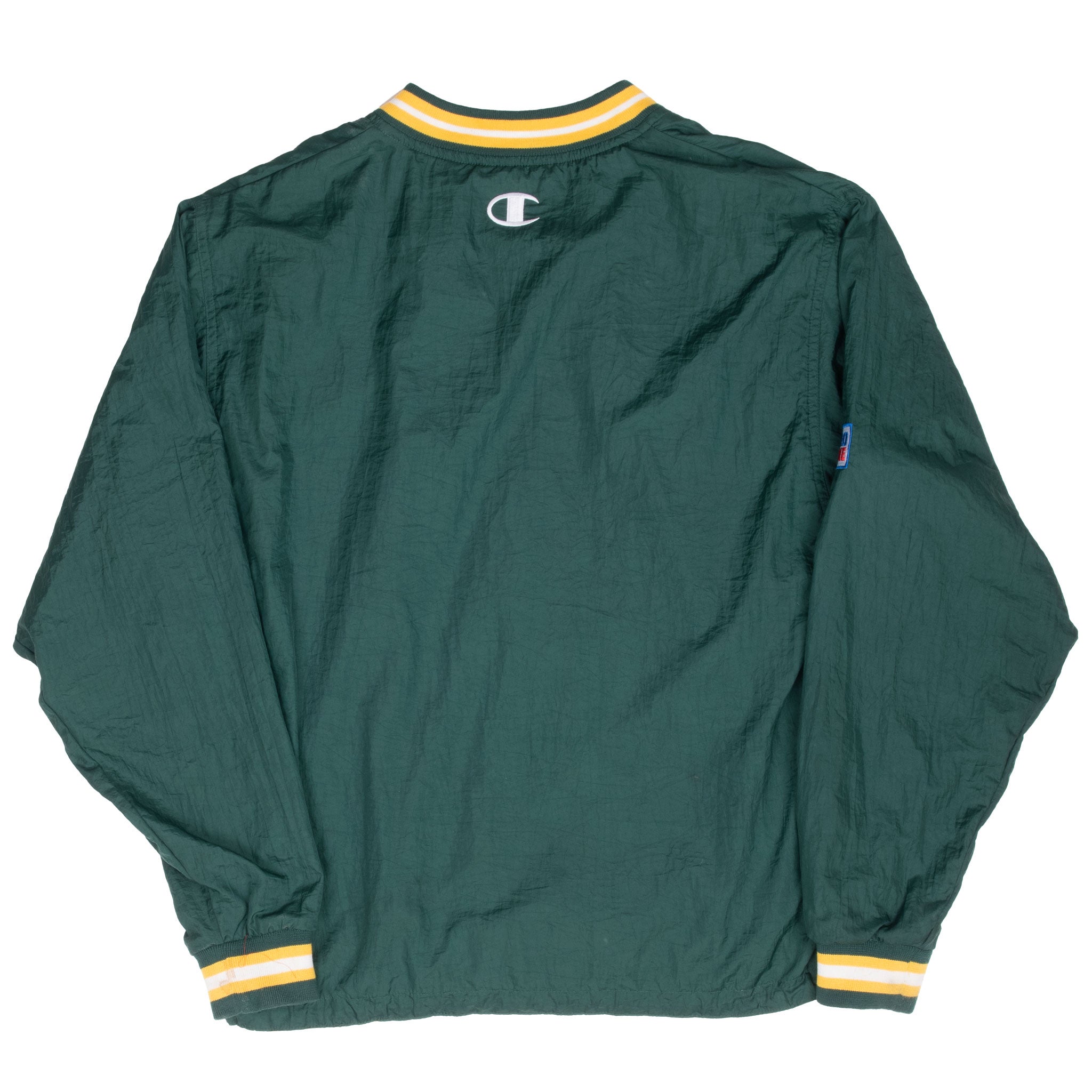 Vintage Nfl Green Bay Packers Pullover Windbreaker Jacket Size Medium 1990S
