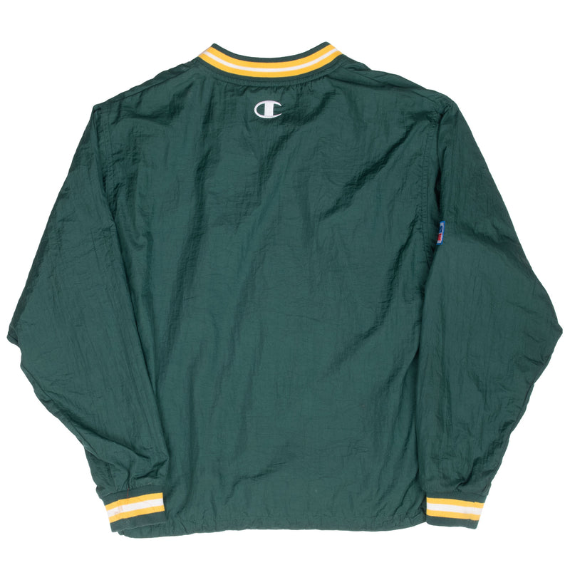Vintage Nfl Green Bay Packers Pullover Windbreaker Jacket Size Medium 1990S