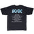 Vintage Acdc Back In Black Tee Shirt 1991 Size XL Made In Usa With Single Stitch Sleeves