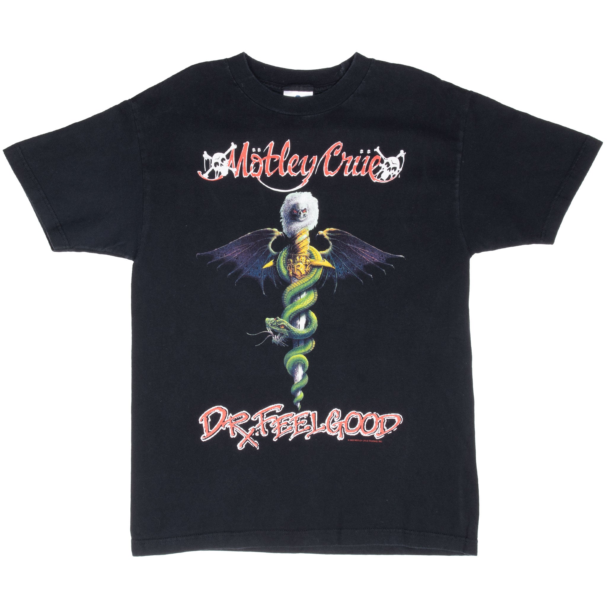 Vintage Motley Crue Dr Feelgood Tee Shirt 2003 Size Medium