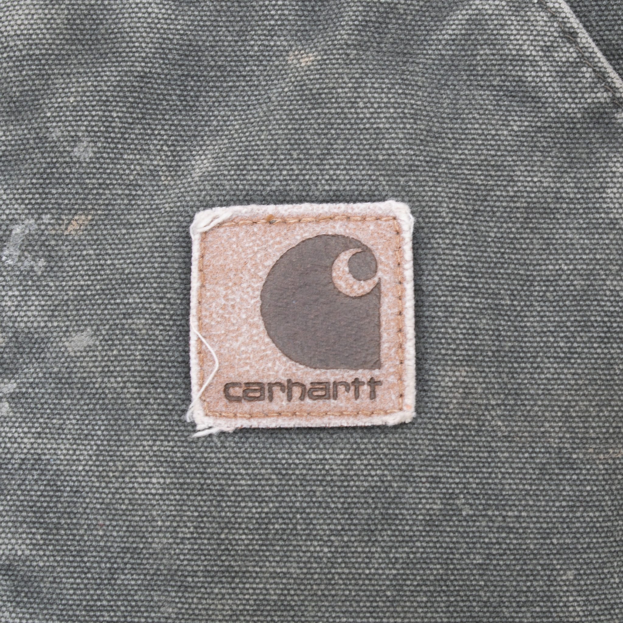 VINTAGE CARHARTT QUILT LINED GREEN VEST JACKET 2000 V02MOS 2XL MADE IN USA