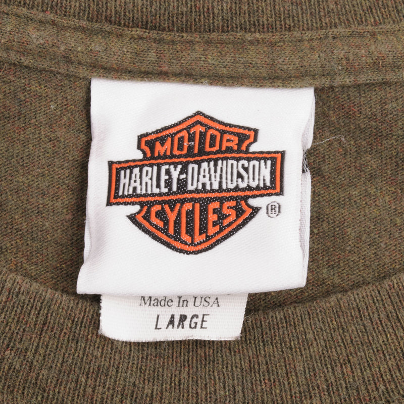 Vintage Harley Davidson Newbern NC Tee Shirt 2009 Size Large Made In USA