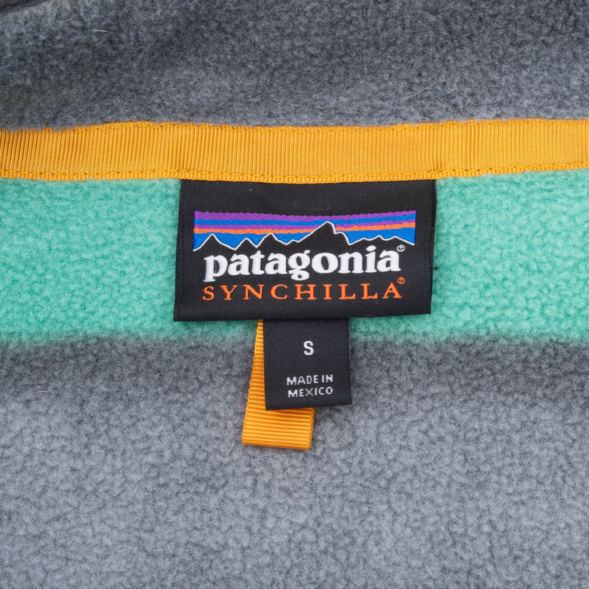 Vintage Patagonia Stripe Synchilla Snap T Pullover Fleece 2016 Jacket Size Small

STY25580