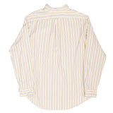 Vintage Ralph Lauren Yellow Striped Shirt 1990S Size XL