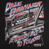 Vintage Nascar Dale Earnhardt A Tough Act To Follow 1990S Tee Shirt Size Large Made In USA
