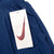 VINTAGE NIKE CLASSIC SWOOSH BLUE NYLON TRACK PANTS 1990S LARGE DEADSTOCK