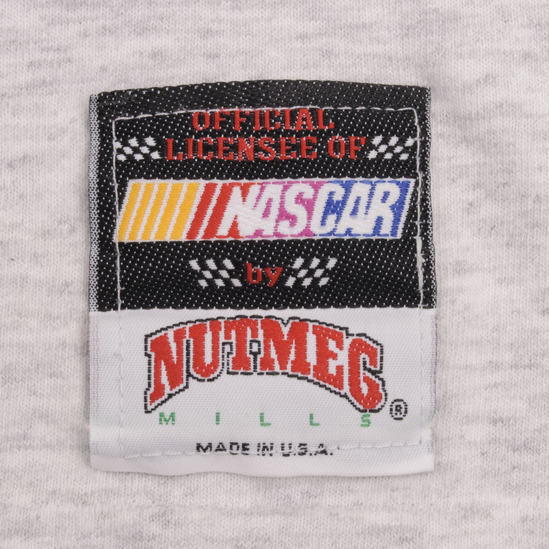 Vintage Nascar Rusty Wallace 1990S Nutmeg Tee Shirt Size XL Made In USA With Single Stitch Sleeves