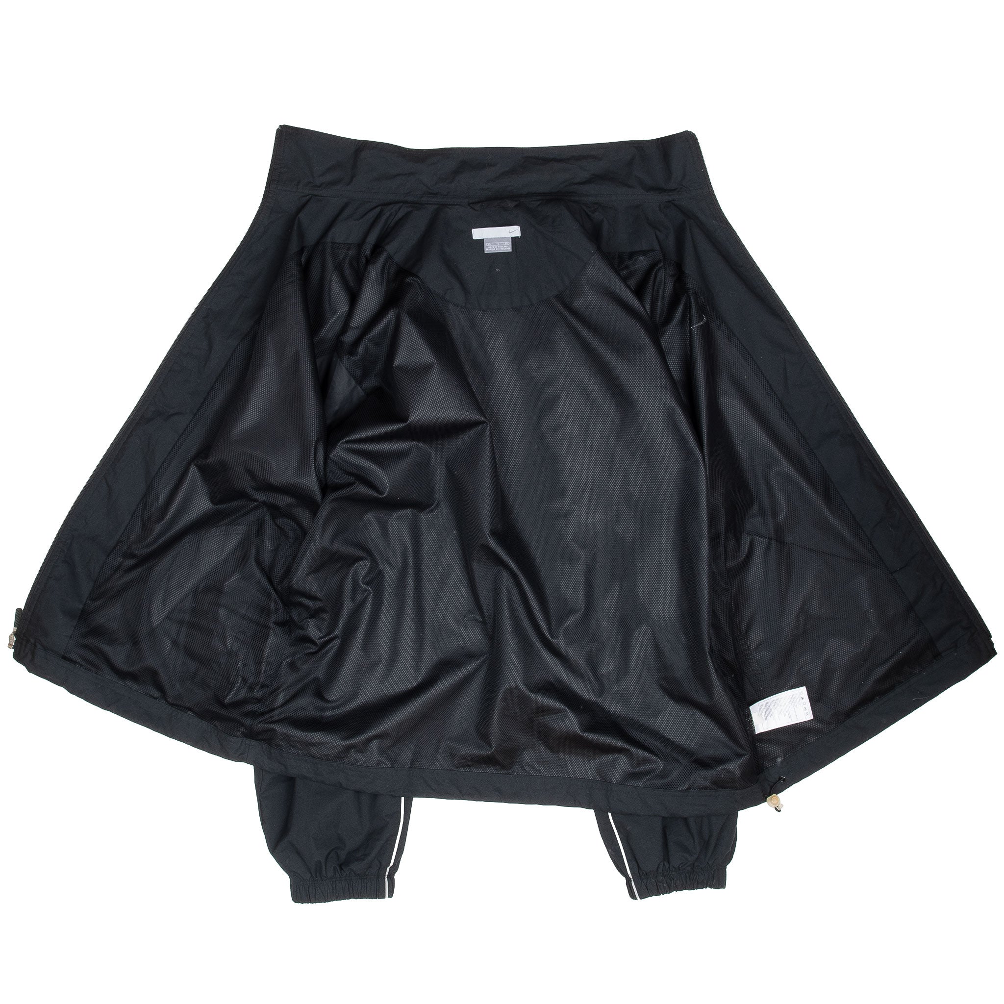Vintage Nike Classic Black Windbreaker Track Jacket 2000S Size XL