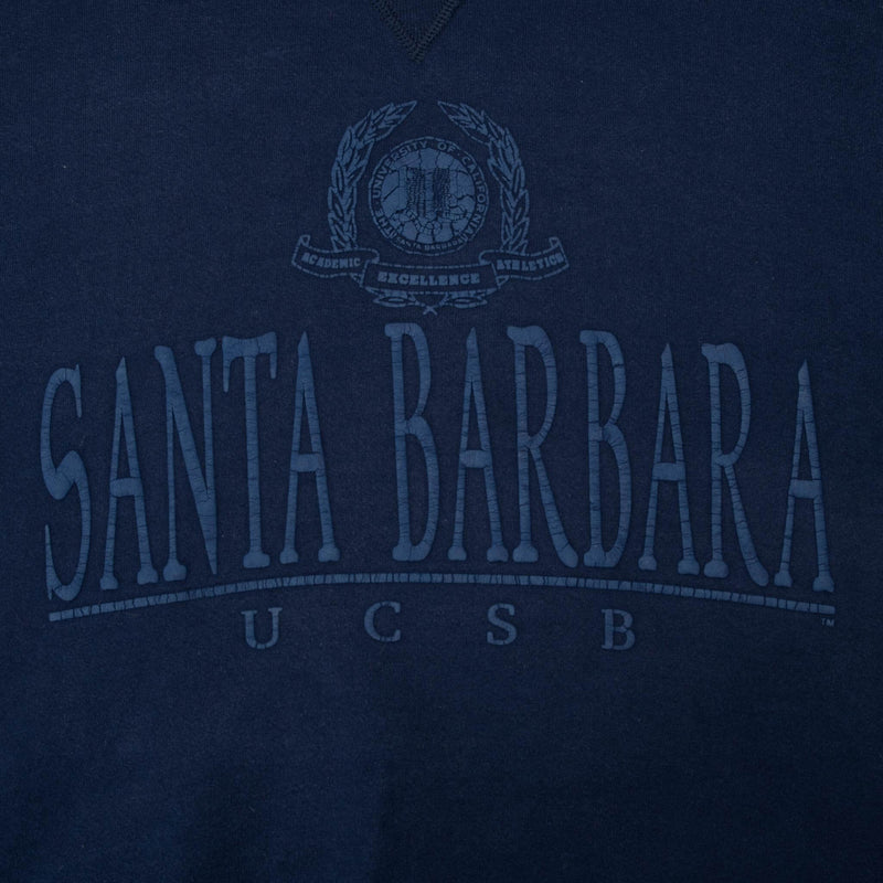 Vintage Ucsb Santa Barbara Blue Russell Sweatshirt 1990S Size XL Made In USA