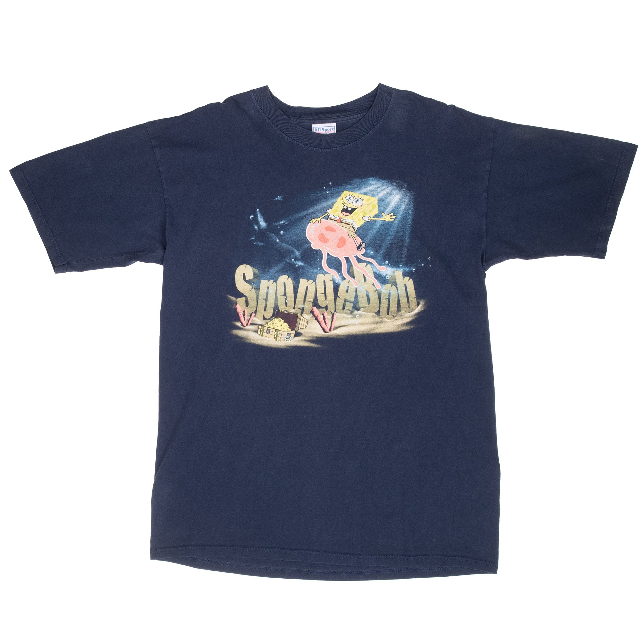 Vintage Sponge Bob 1990S Tee Shirt Size XL
