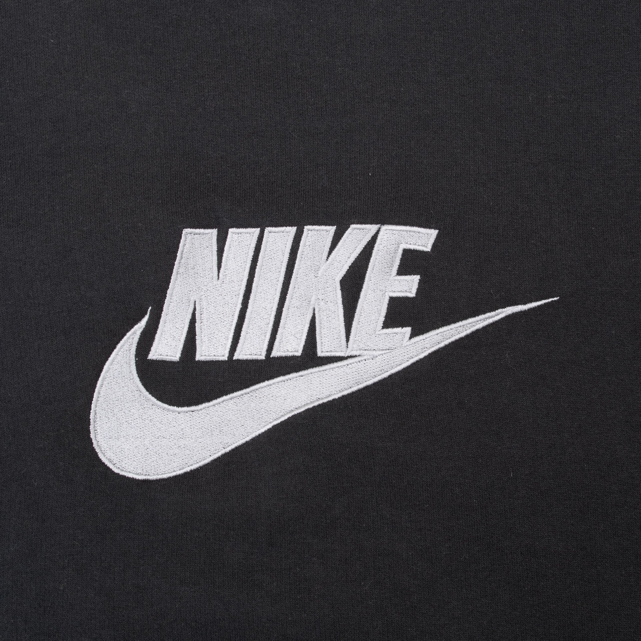 Vintage Nike Big Swoosh Black Sweatshirt 2000S Size 2XL