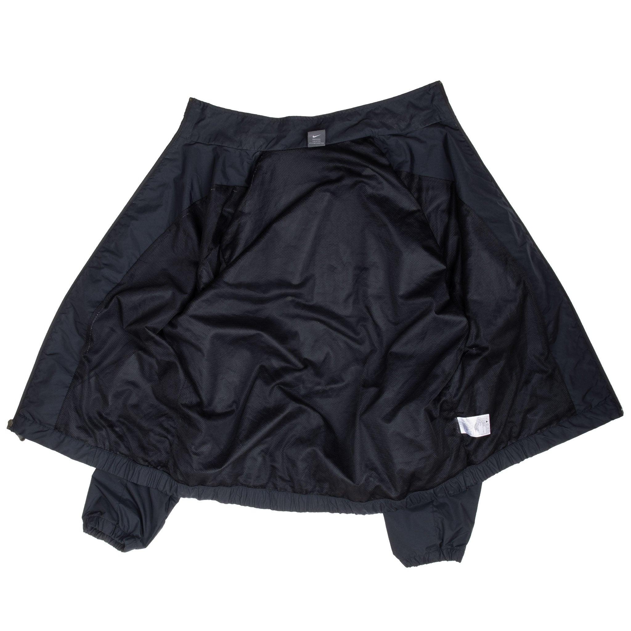 Vintage Nike Classic Black Windbreaker Jacket 2000S Size XL