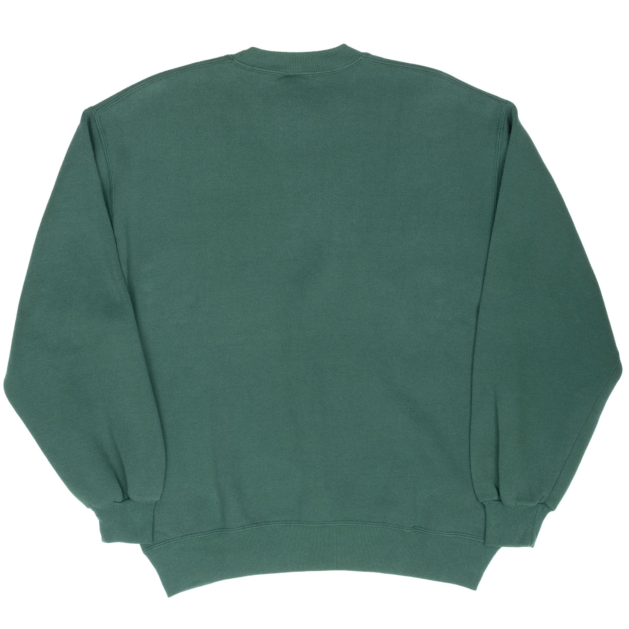 VINTAGE RUSSELL ATHLETIC BLANK GREEN SWEATSHIRT 1990S LARGE MADE IN USA