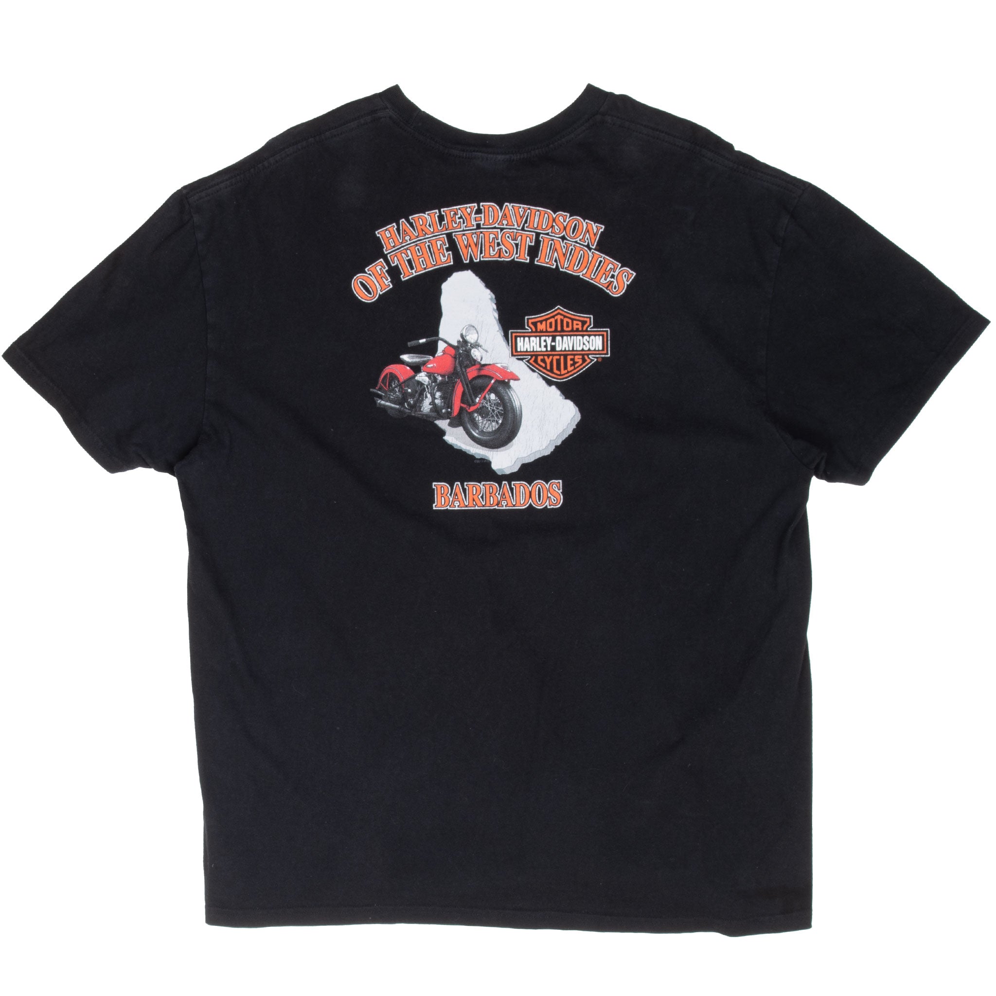 Vintage Harley Davidson Barbado 2010 Tee Shirt Size 2XL