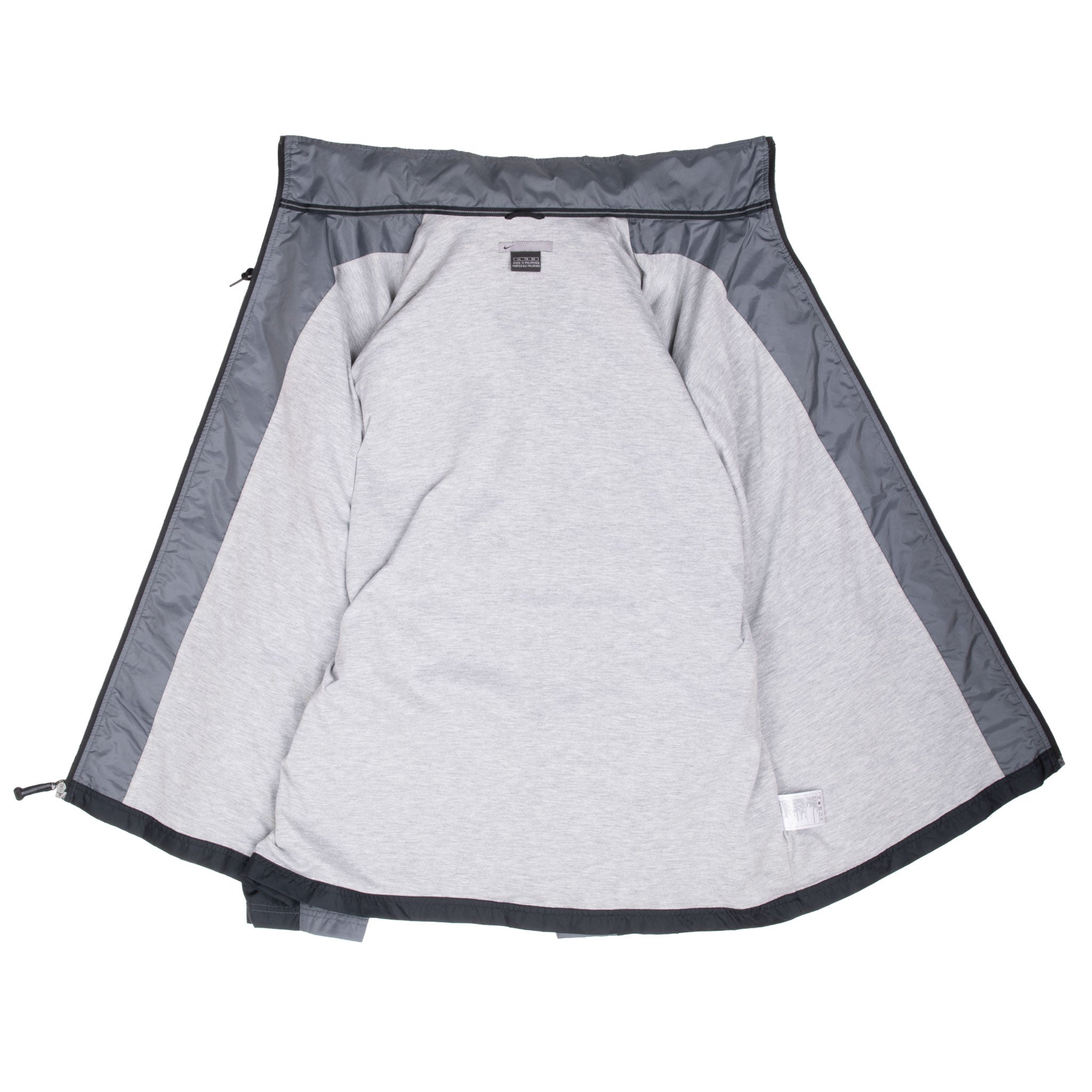 Vintage Nike Classic Black And Grey Windbreaker Jacket 2000S Size XL