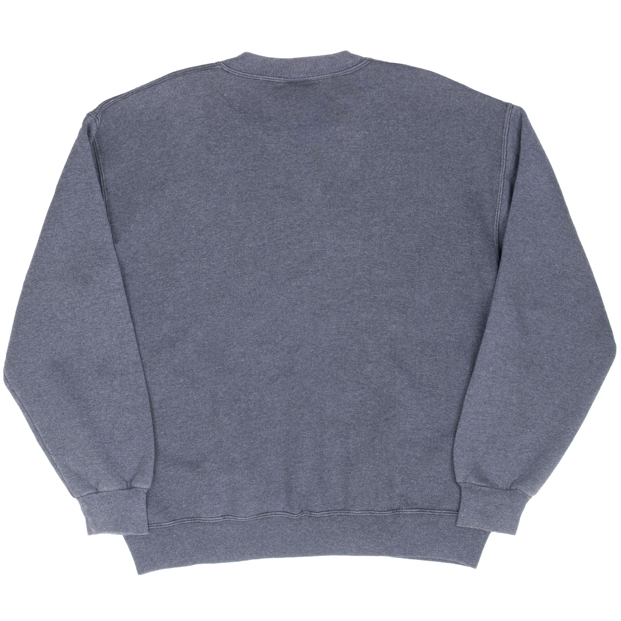 VINTAGE RUSSELL ATHLETIC BLANK DARK GREY SWEATSHIRT 1990S LARGE MADE IN USA