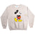 Vintage Disney Mickey Mouse Sweatshirt Size Large Made In USA. GREY