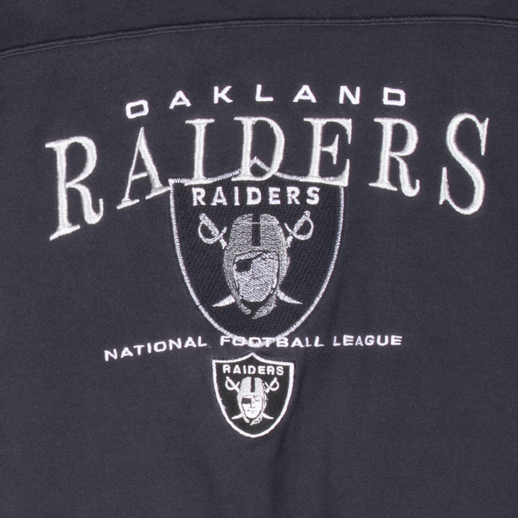 Vintage Nfl Oakland Raiders Embroidered 1990S Sweatshirt Size Large