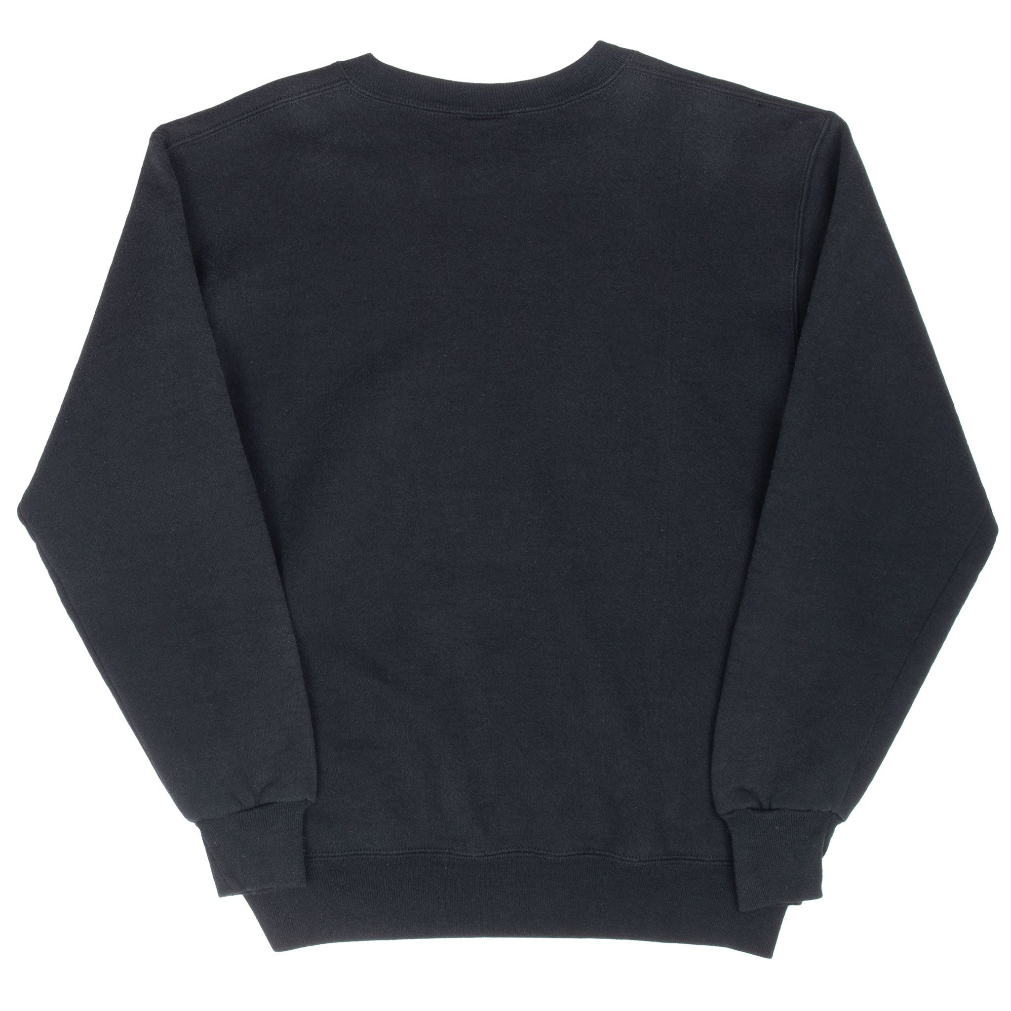 Vintage Russell Athletic Blank Black Sweatshirt 1990S Size Medium Made In Usa