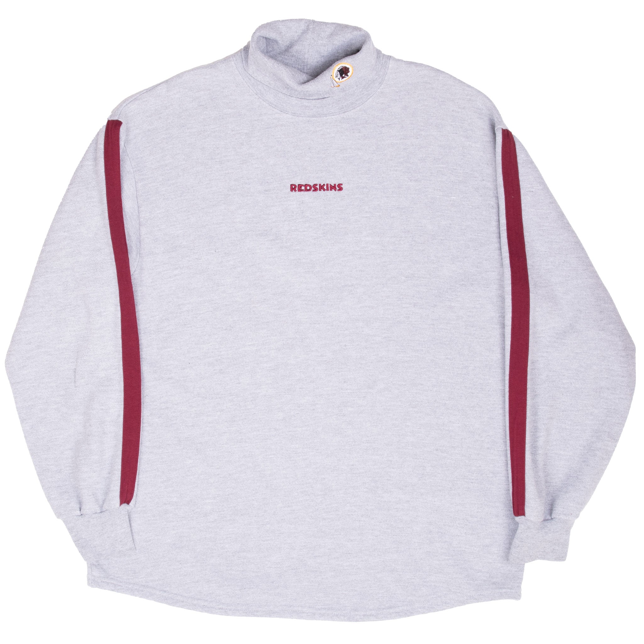 Vintage Nfl Washington Redskins Turlte Neck Sweatshirt 1990S Size Large Made Usa