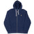 VINTAGE RALPH LAUREN ZIP UP NAVY BLUE HOODIE SWEATSHIRT LARGE