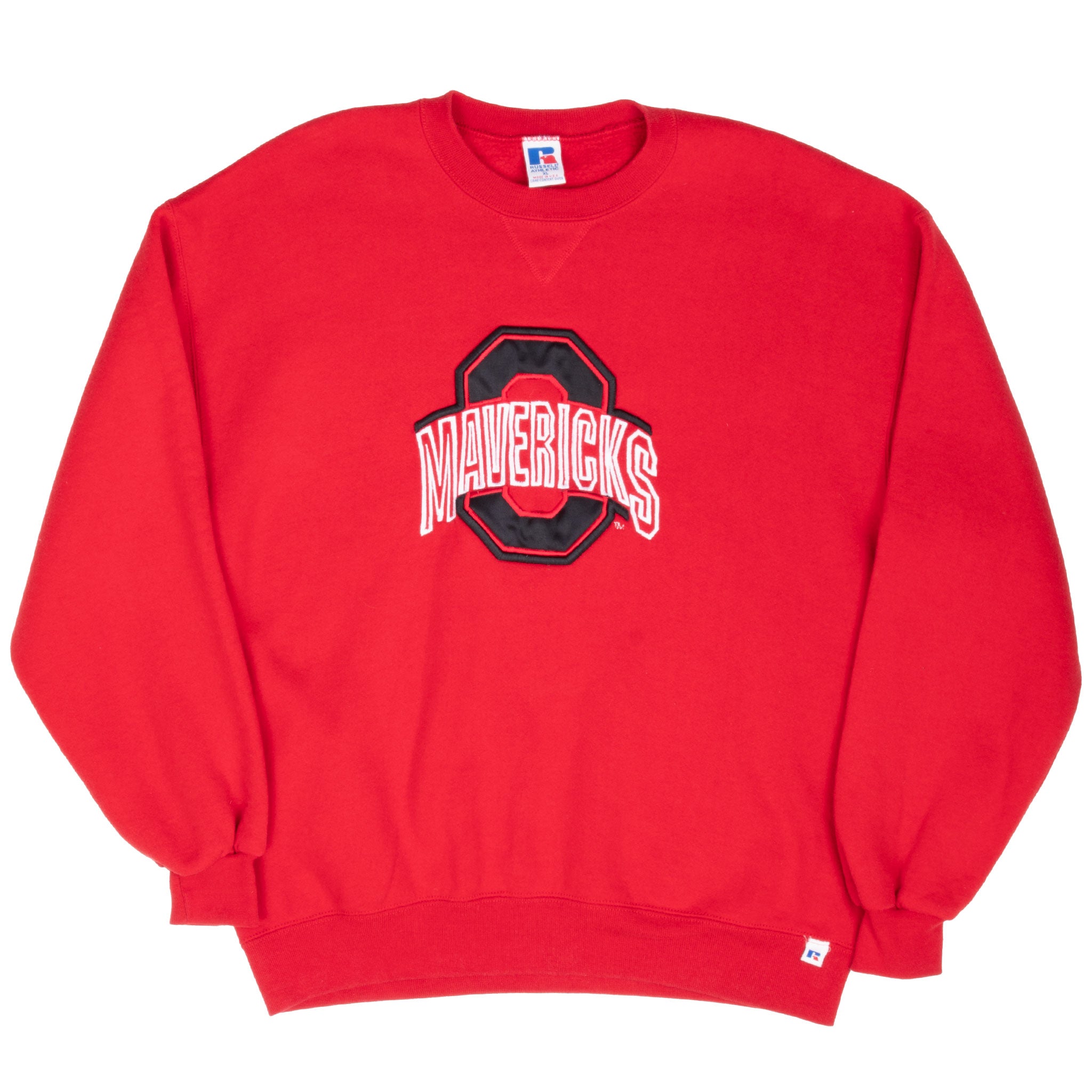 Vintage Ohio State Mavericks Embroidered 1990S Russell Sweatshirt Size Xl Made In Usa