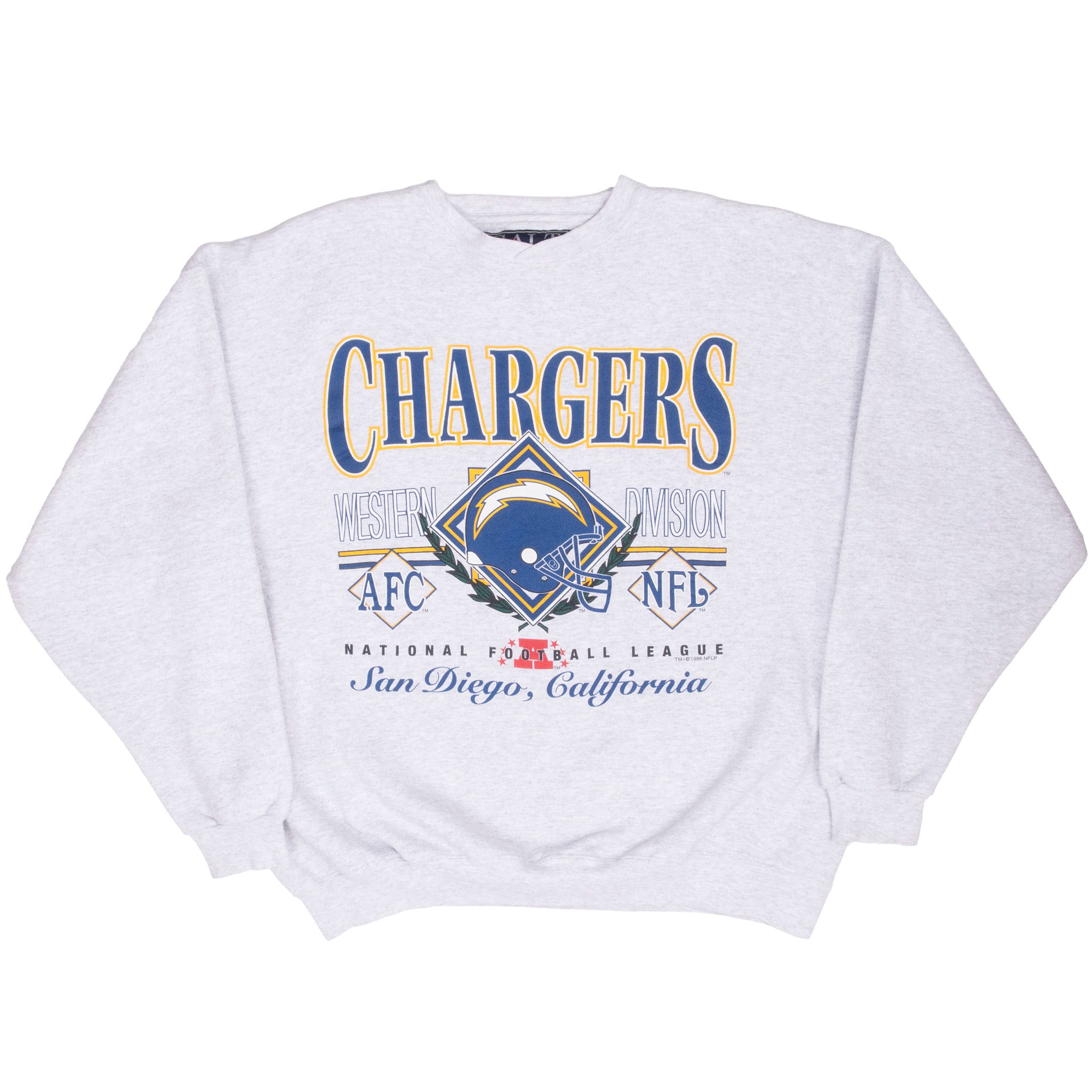 VINTAGE NFL SAN DIEGO CHARGERS 1995 SWEATSHIRT XL MADE USA
