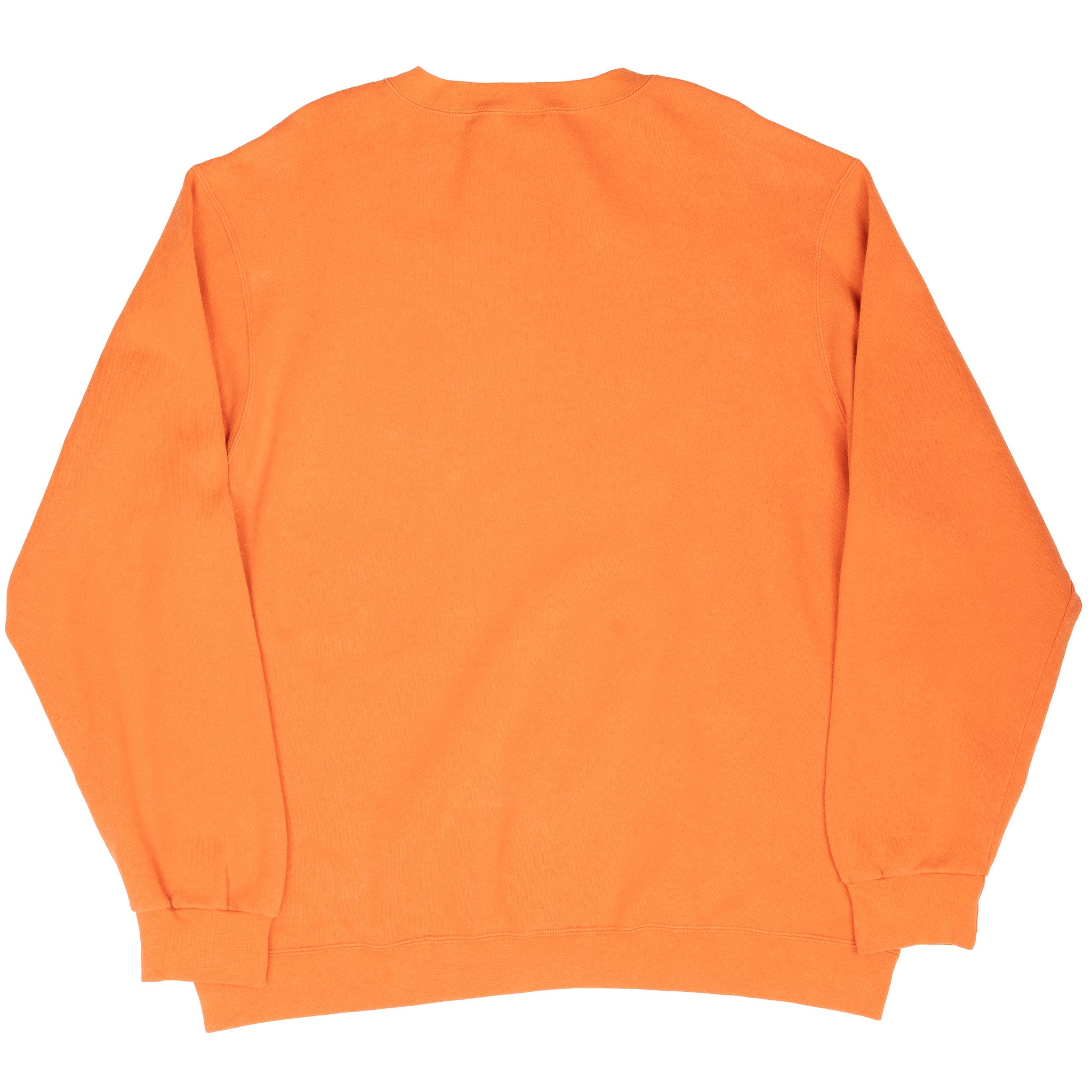 Vintage Nike Classic Swoosh Orange Sweatshirt 2000S Size XL Made In Usa