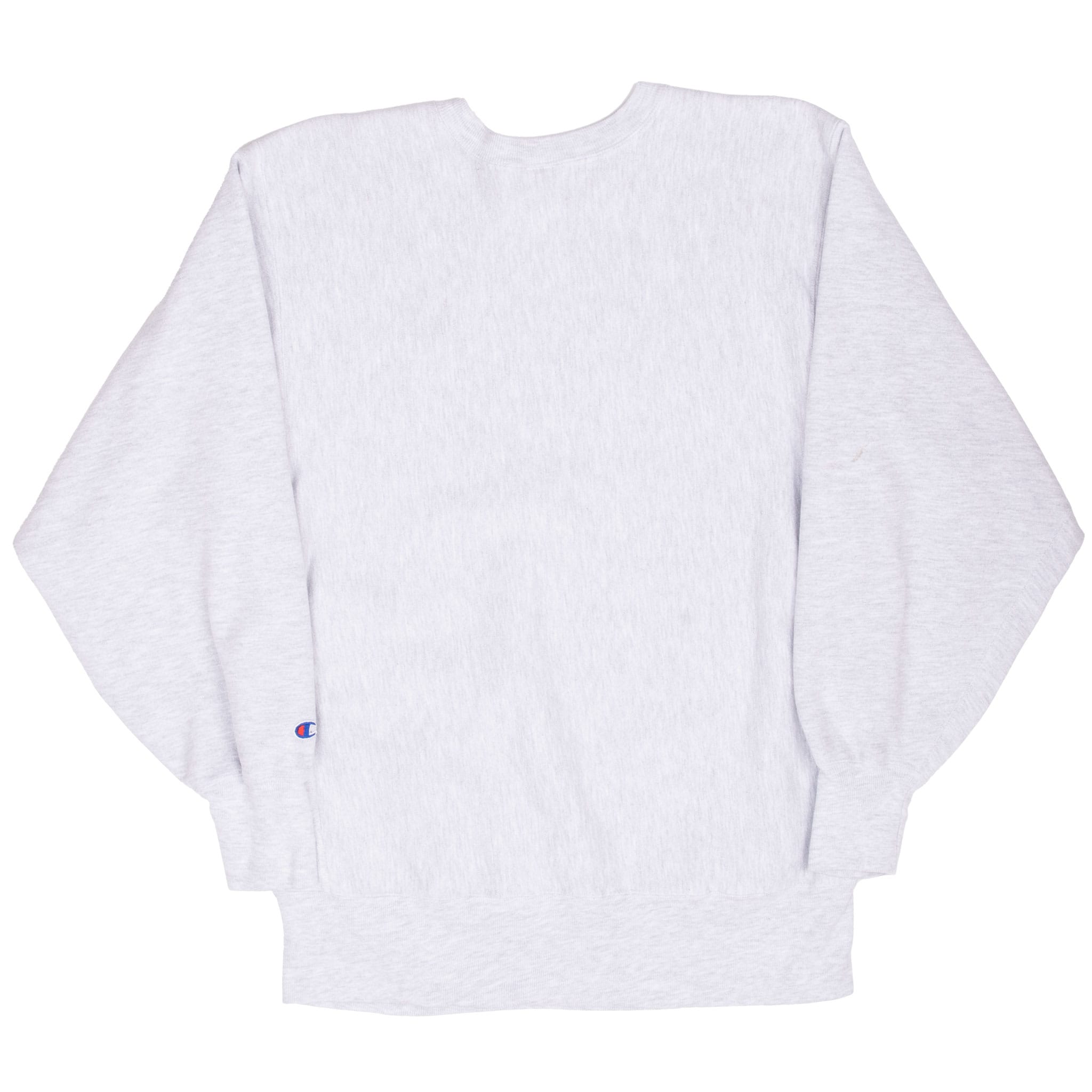 VINTAGE CHAMPION LOGO REVERSE WEAVE CREWNECK GREY SWEATSHIRT 1990S XL