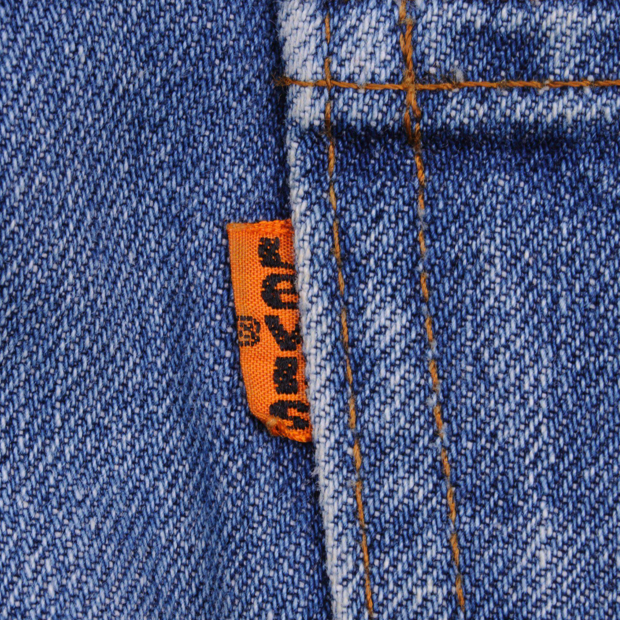 VINTAGE LEVIS 517 JEANS SIZE 33X32 W33 L32 MADE IN USA ORANGE TAB