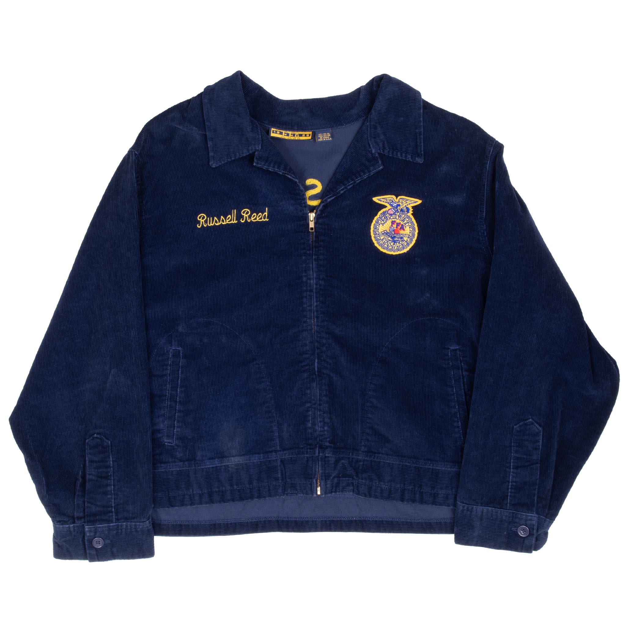 VINTAGE FFA MISSOURI LINN AGRICULTURAL CORDUROY JACKET 2000S SZ 56 MADE IN USA