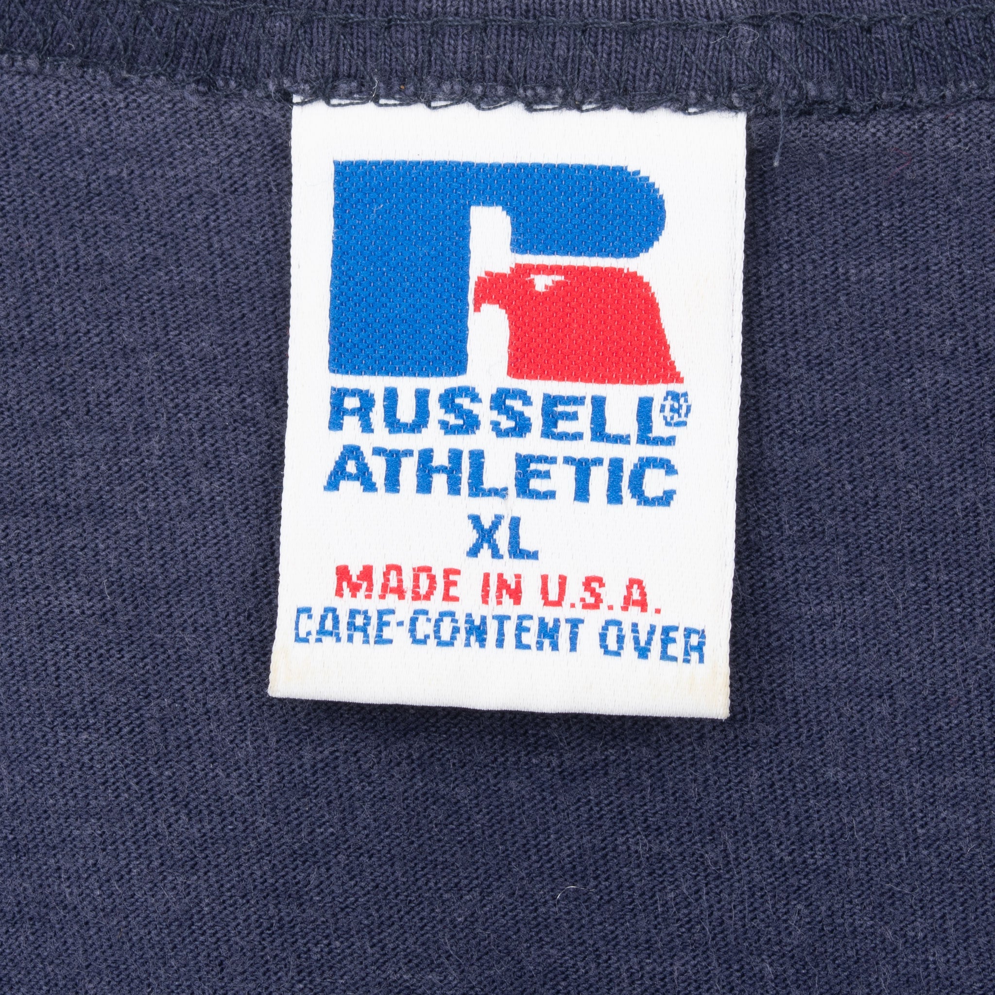 Vintage Ncaa Ucla 1990S Russell Athletic Navy Blue Tank Top Tee Shirt Size XL Made In Usa