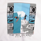 Vintage Crazy Shirt The Big Island Hawaii Ski and Surf Sweatshirt 80s 1980s Size Large Made In USA.