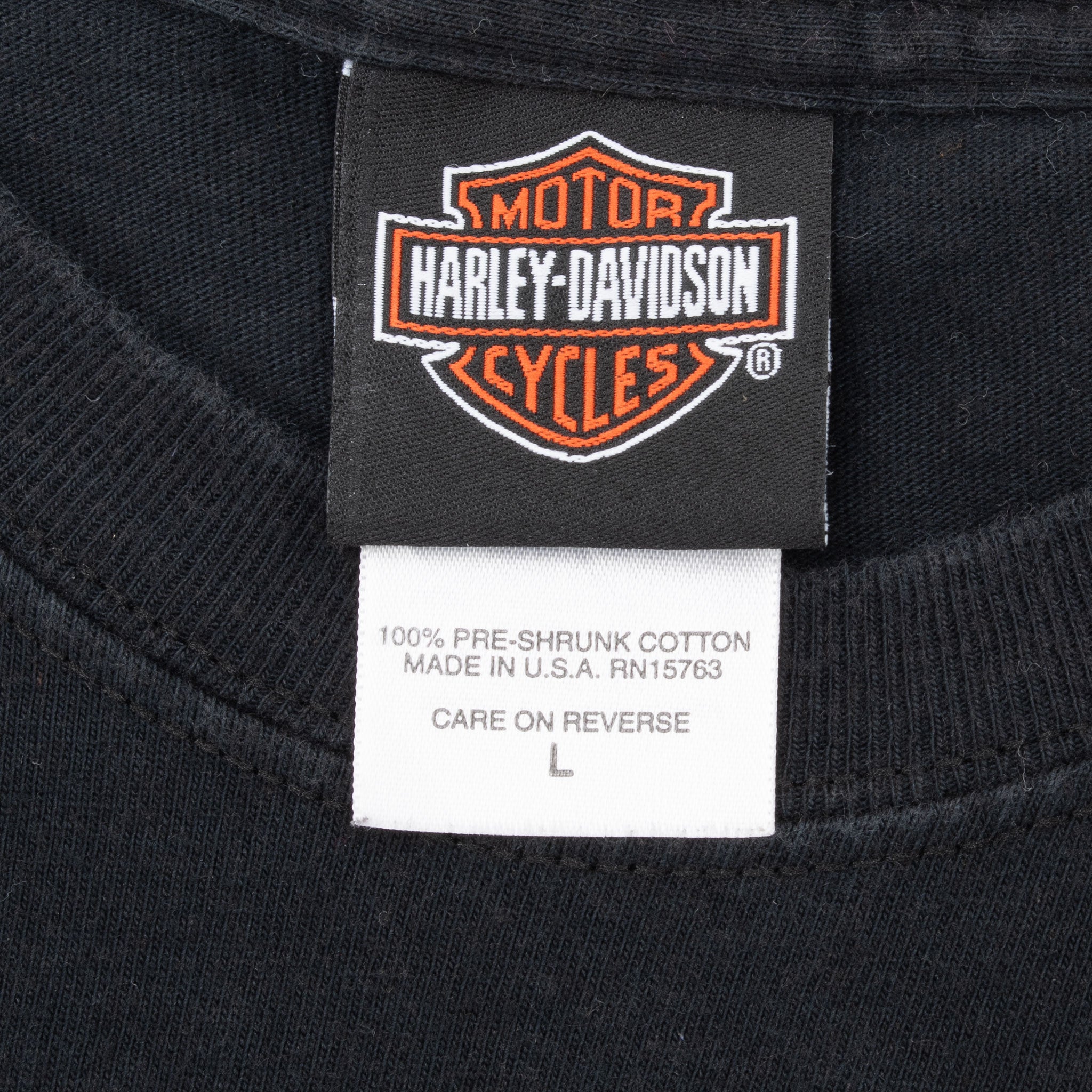 VINTAGE HARLEY DAVIDSON ST JOSEPH MISSOURI WOLF TEE SHIRT 2005 LARGE MADE IN USA