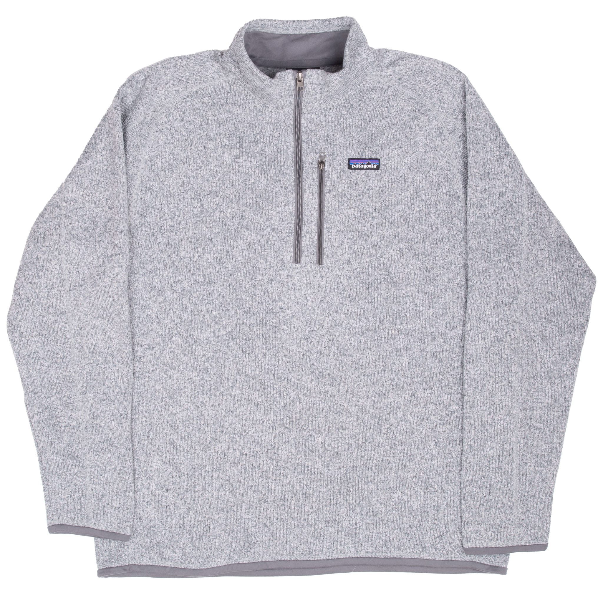 VINTAGE PATAGONIA GREY BETTER SWEATER QUARTER ZIP FLEECE JACKET 2XL