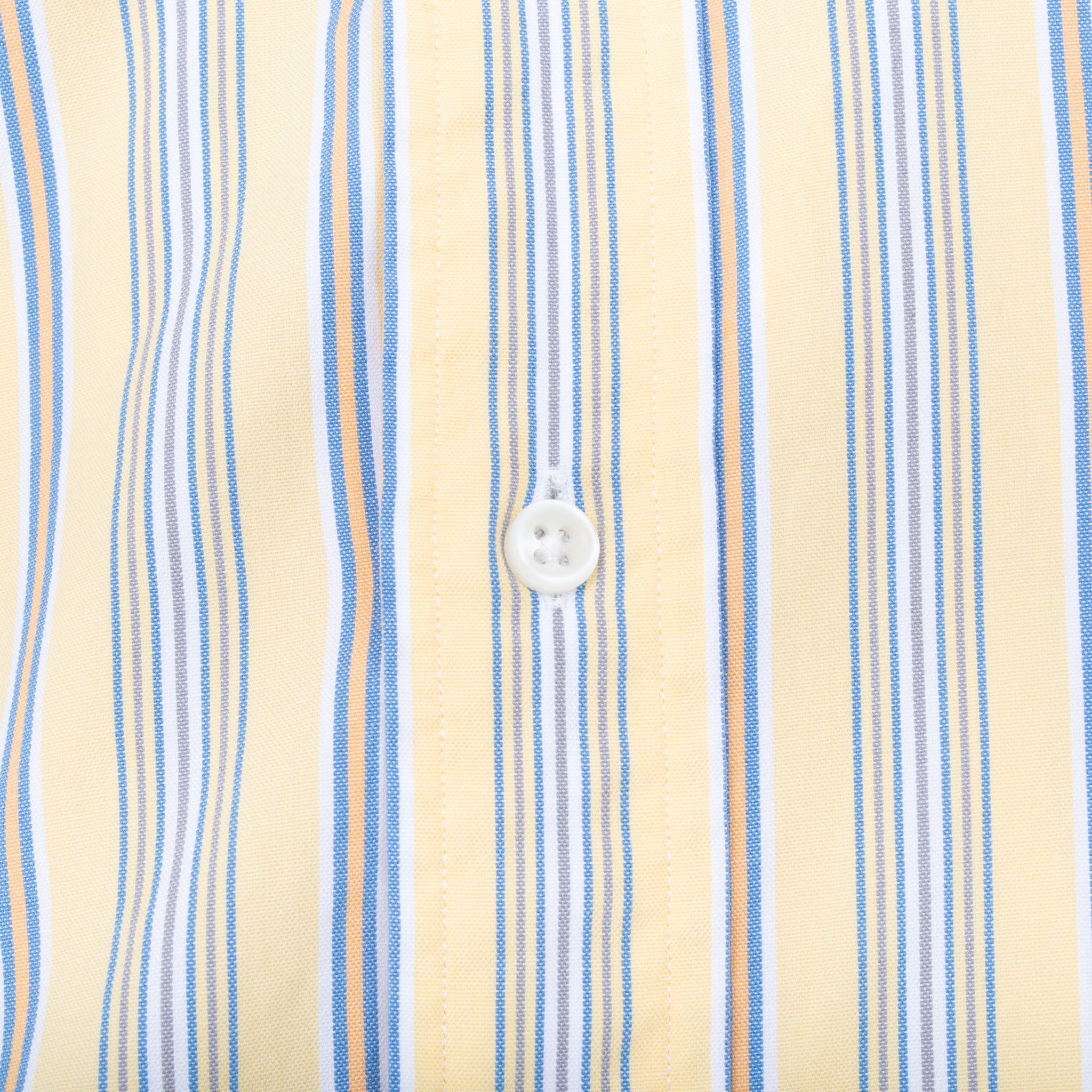 Vintage Ralph Lauren Yellow Striped Shirt 1990S Size XL