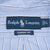Vintage Ralph Lauren Blue Striped Shirt 1990S Size Large
