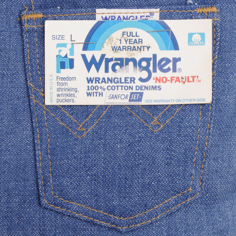 Vintage Wrangler No Fault Sherpa Denim Sleeveless Jacket Small Made In Usa Deadstock With Tags