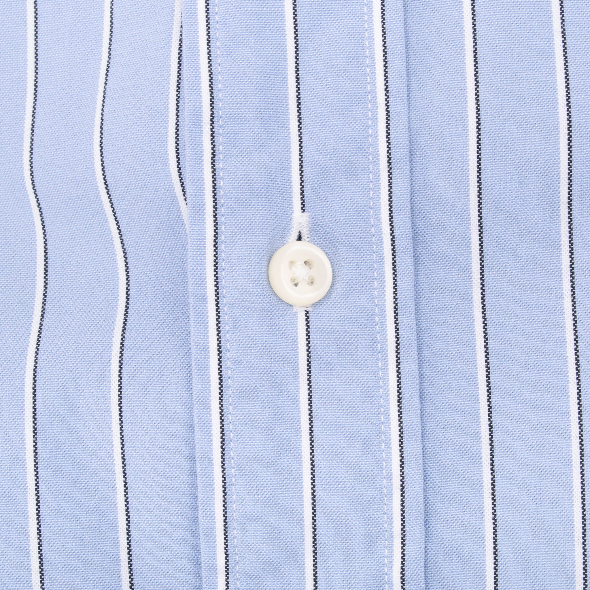 Vintage Ralph Lauren Blue Striped Shirt 1990S Size Large