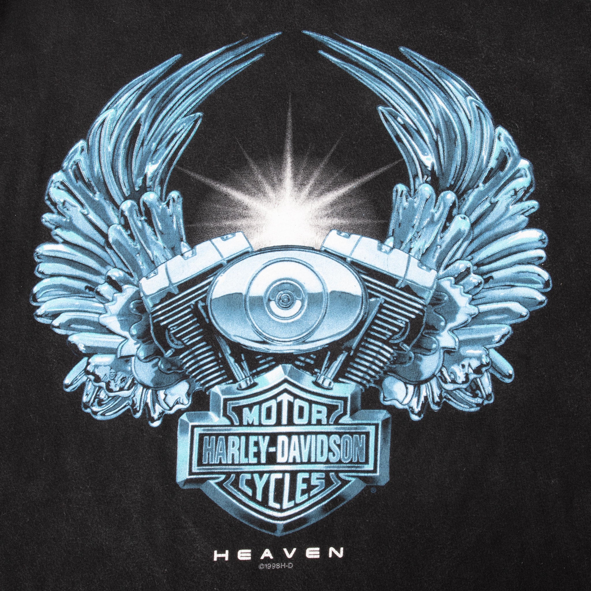 VINTAGE HARLEY DAVIDSON WEST LOS ANGELES 1997 TEE SHIRT LARGE MADE IN USA