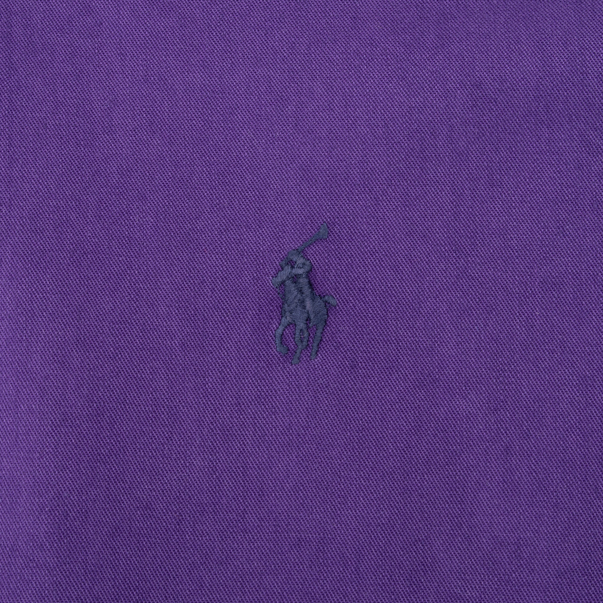 Vintage Ralph Lauren Purple Shirt 1990S Size Large