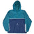 VINTAGE ADIDAS PULLOVER GREEN NAVY BLUE WINDBREAKER JACKET 1990S LARGE