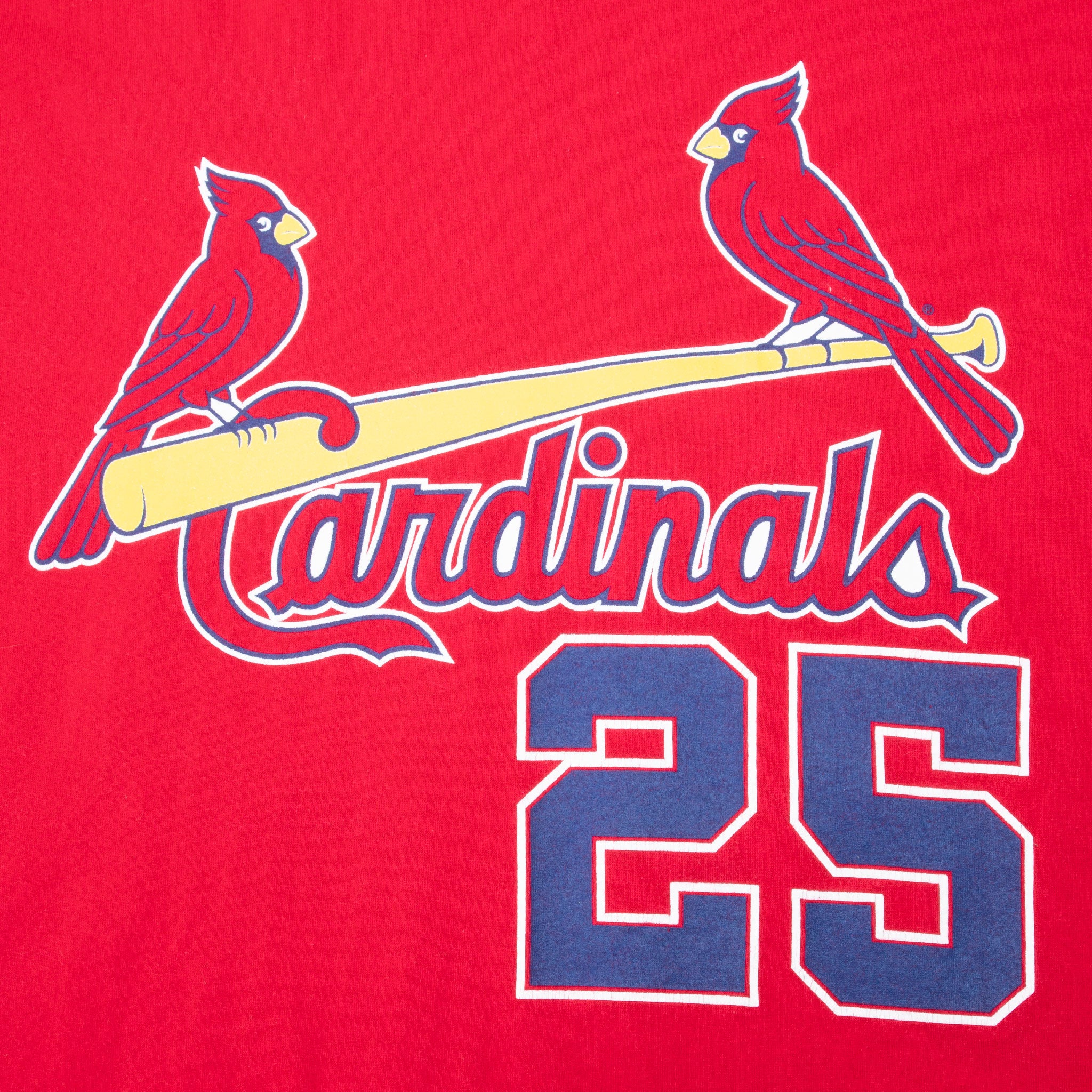 VINTAGE MLB ST LOUIS CARDINALS MARK MCGWIRE 1998 TEE SHIRT LARGE MADE IN USA