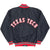 VINTAGE NCAA TEXAS TECH RUSSELL ATHLETIC BLACK BOMBER JACKET 1970S SIZE XL