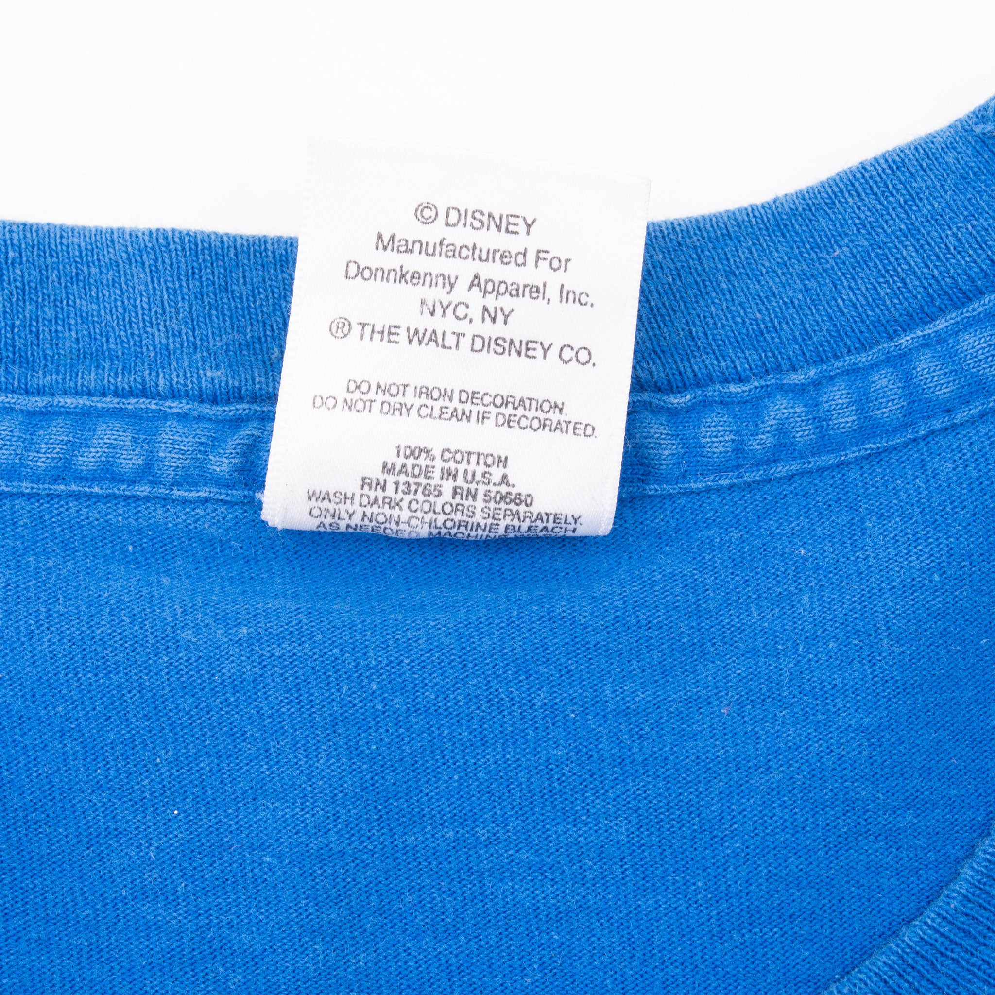 Vintage Mickey Mouse Indy 500 Indy Car Racing Team Tee Shirt Size XL 1990S Made In Usa With Single Stitch Sleeves