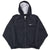 VINTAGE NIKE CLASSIC SWOOSH BLACK HOODED WINDBREAKER JACKET 1990S XL