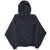 VINTAGE NIKE CLASSIC SWOOSH BLACK HOODED WINDBREAKER JACKET 1990S XL