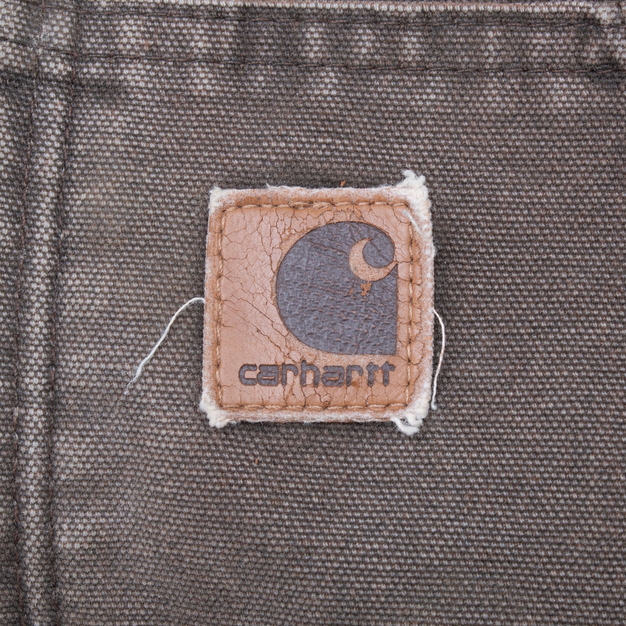 Vintage Carhartt Brown Hooded Active Jacket J131Cht 2004 Size Medium