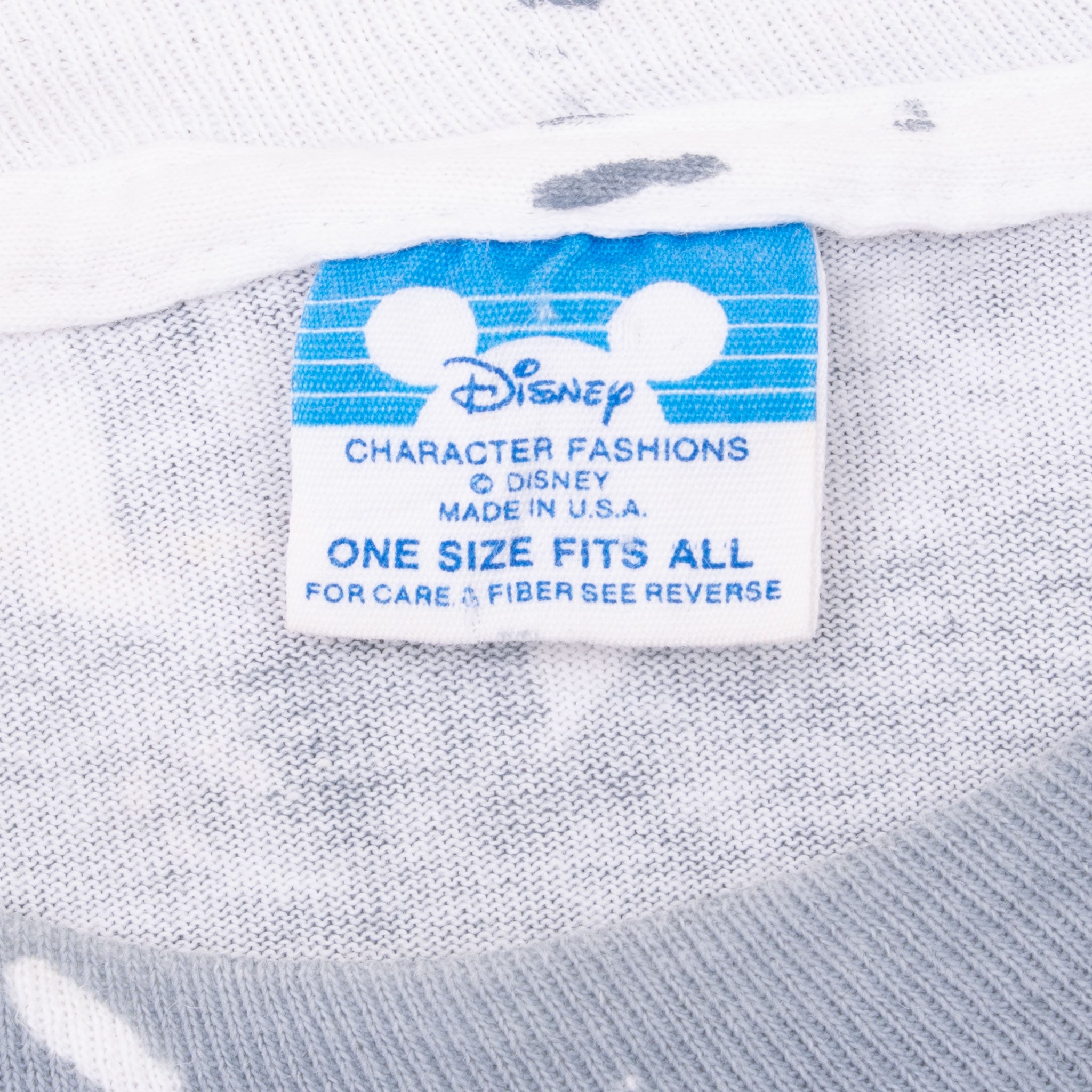 Vintage Disney Mickey Mouse All Over Print Tee Shirt 1990S Large Made In Usa With Single Stitch Sleeves